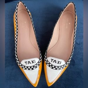 Kate spade taxi flats in size 9M womens.
